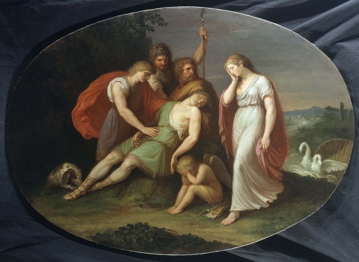 The death of Adonis by Andrea the Elder Appiani