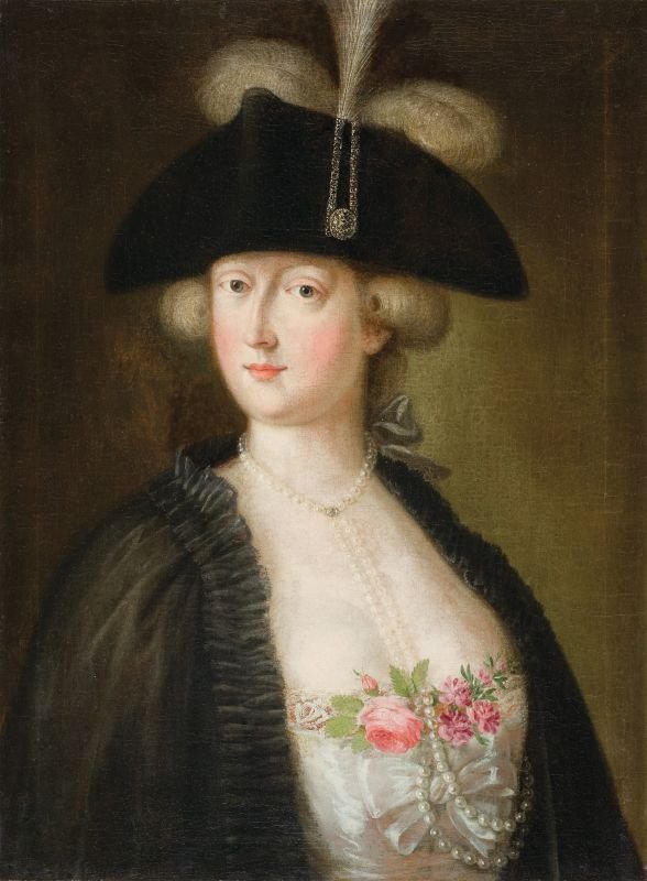 Portrait of Maria Feodorovna Sophie Dorothea of Wurttemberg by Andreas Herrlein