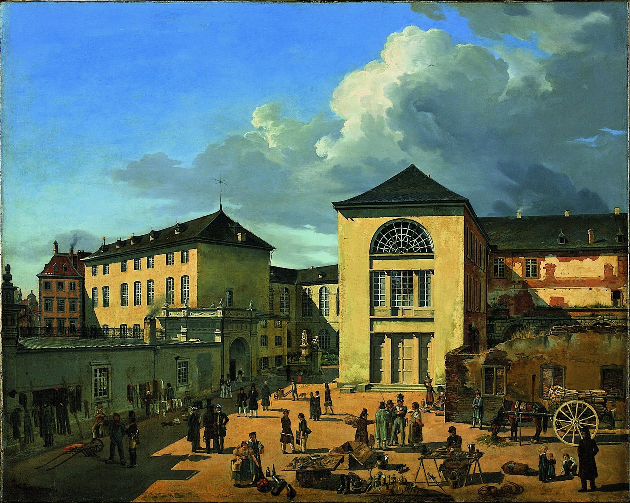 The Old Academy in Düsseldorf by Andreas Achenbach