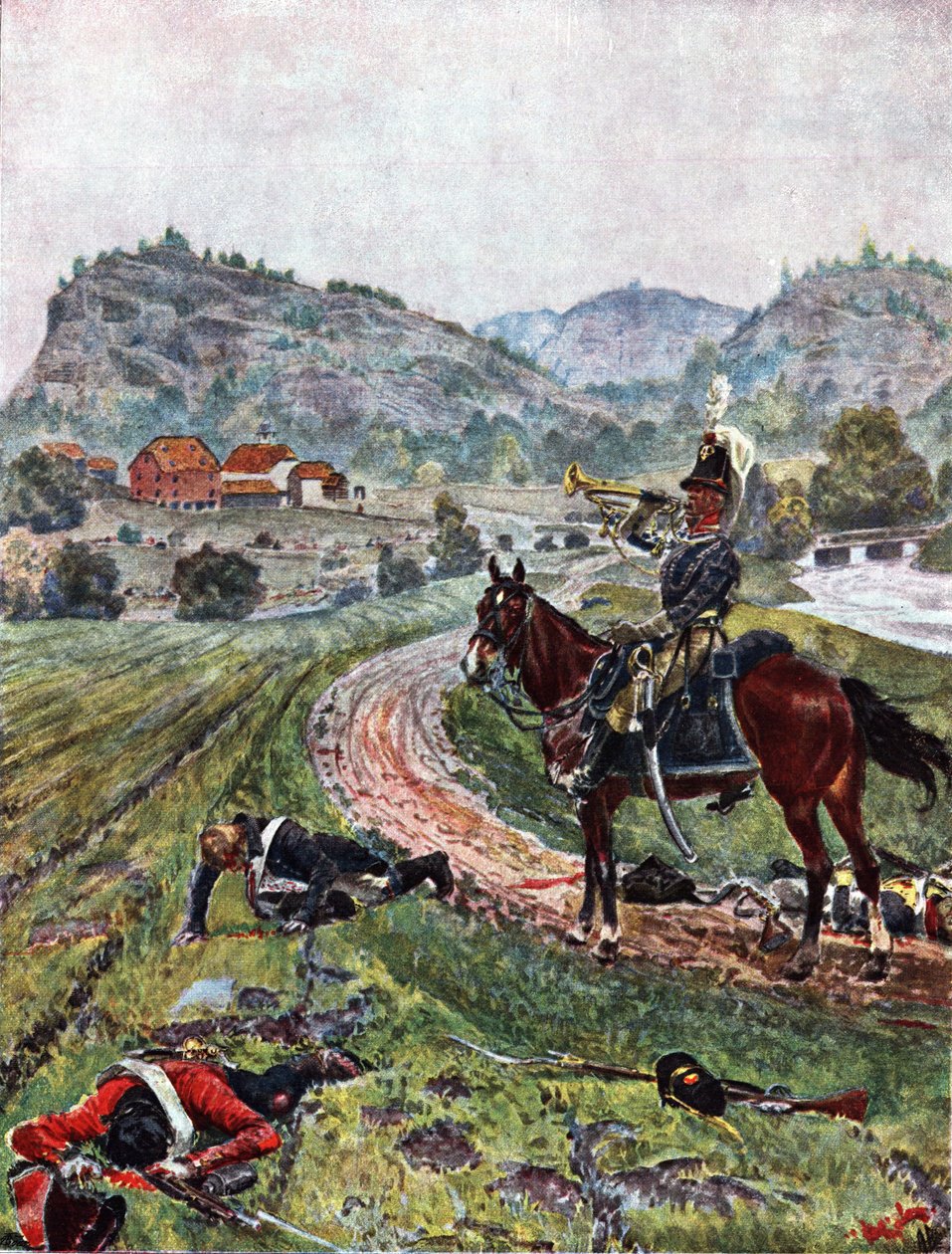 The Battle of Berby 1808 by Andreas Bloch