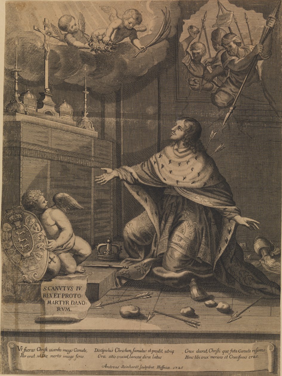 The Martyrdom of Knud the Holy by Andreas Reinhardt