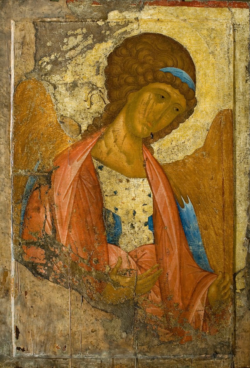 Archangel Michael (From the Deisus Chin) by Andrei Rublev