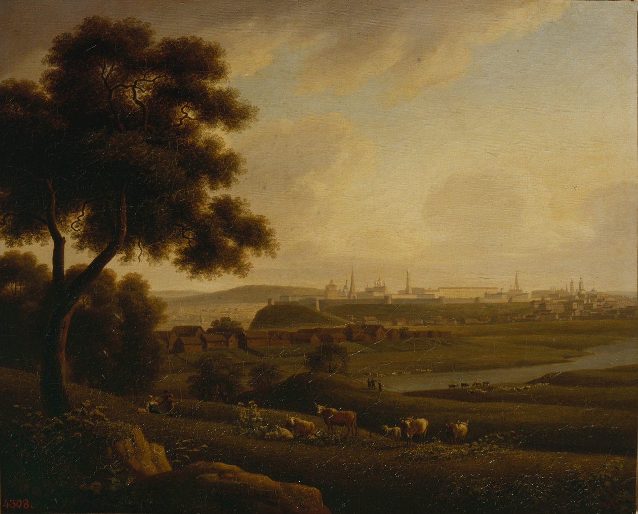 View of Kazan by Andrei Yefimovich Martynov