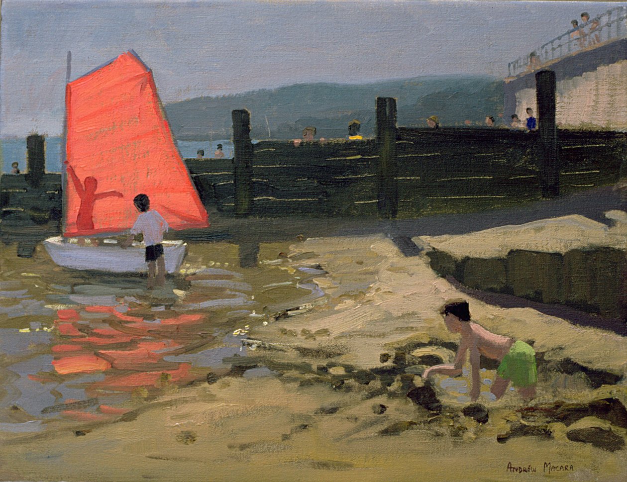 Red Sail, Isle of Wight by Andrew Macara