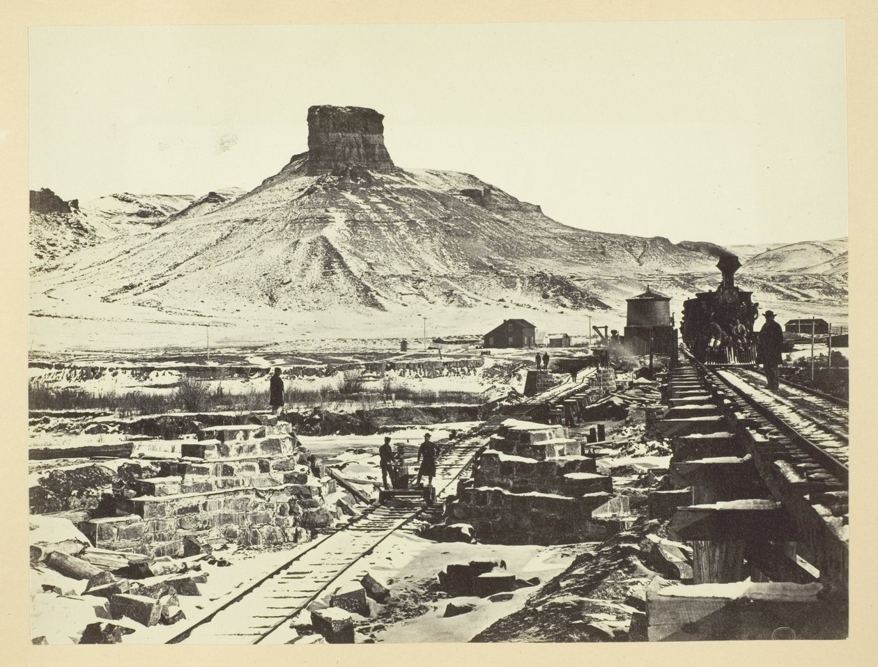 Citadel Rock, Green River Valley by Andrew Joseph Russell