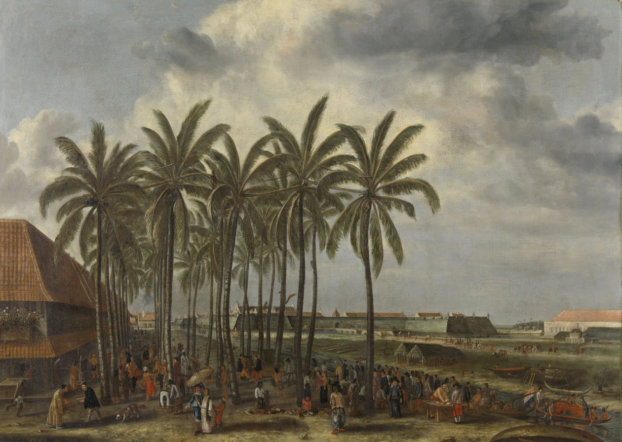 The Castle of Batavia, 1661 by Andries Beeckman