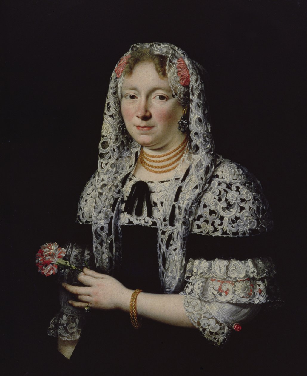 Portrait of a Patrician Lady from Gdansk by Andrzej Stech