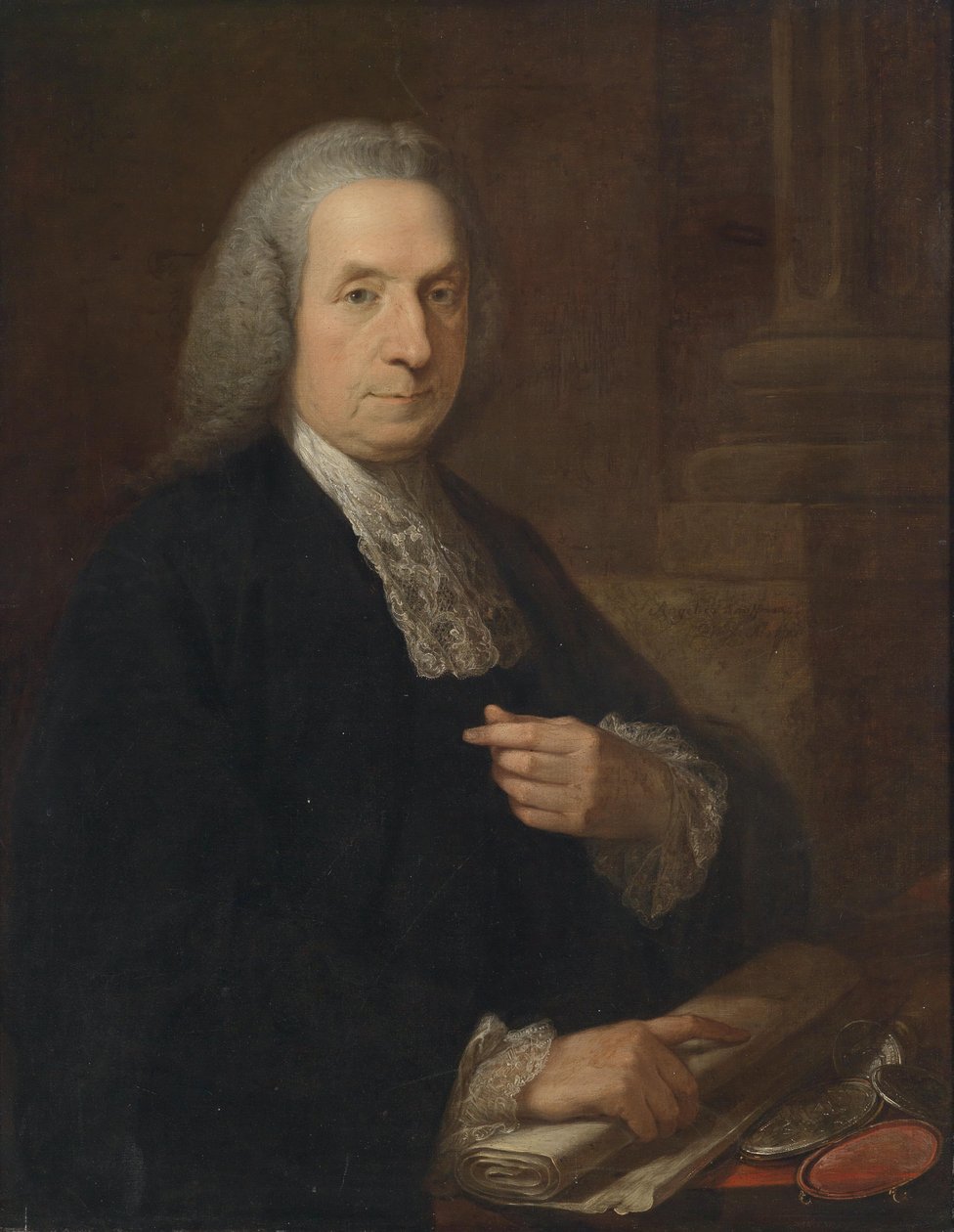 Portrait of the Irish Jurist and Politician Philip Tisdall SL (1703-1777) by Angelica Kauffmann