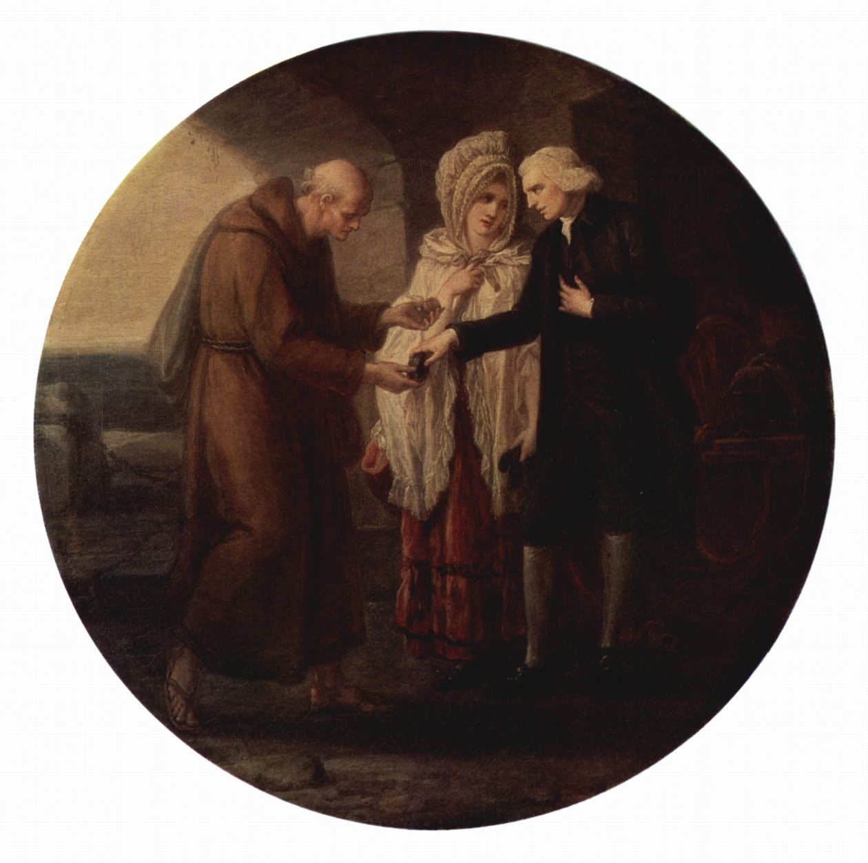 Monk from Calais by Angelica Kauffmann