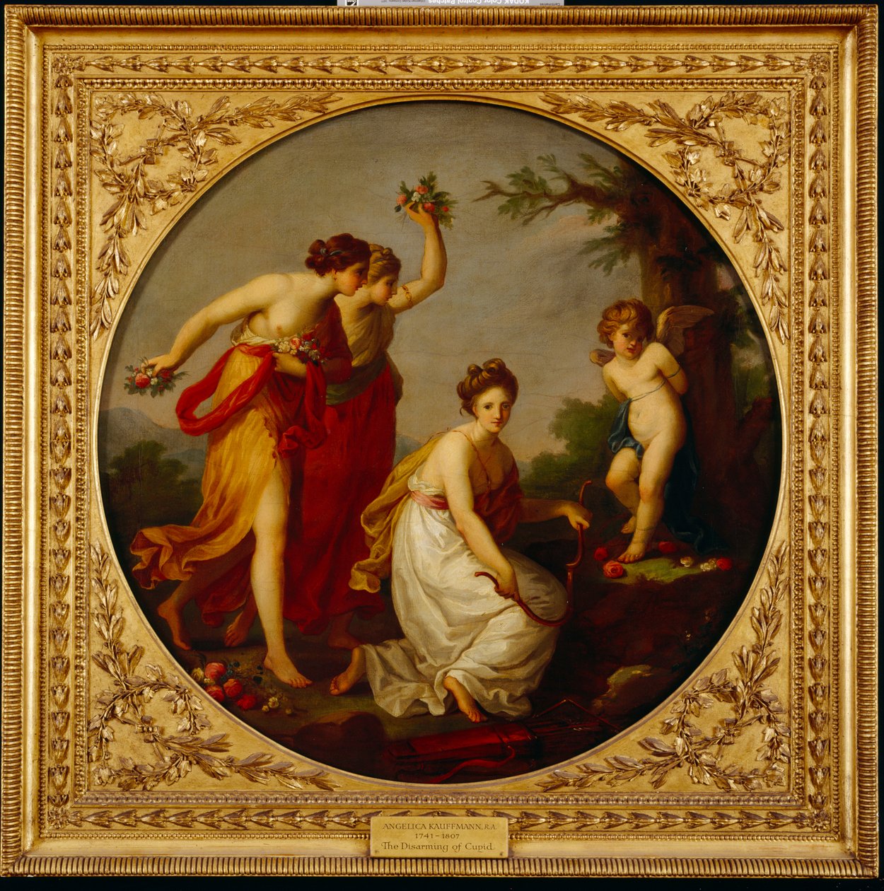 The Disarming of Cupid by Angelica Kauffman