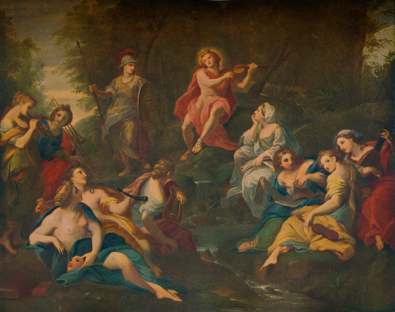 Apollo and the Muses by Angelica Kauffmann