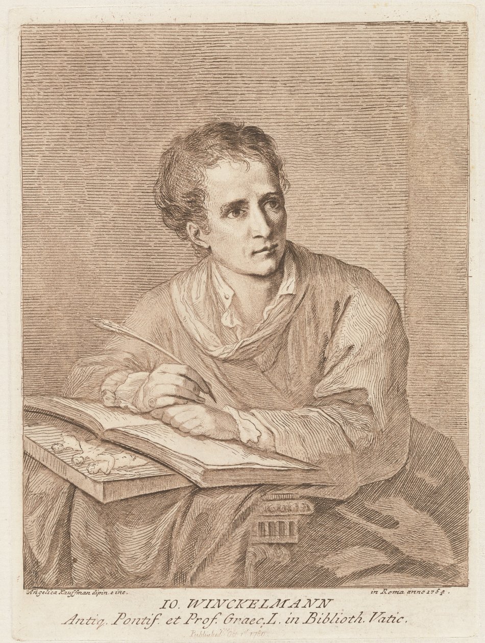 Johann Winckelmann by Angelica Kauffmann