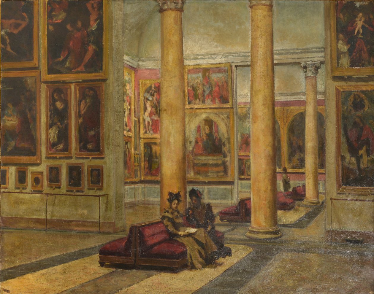 Interior of Pinacoteca di Brera by Angelo Ripamonti
