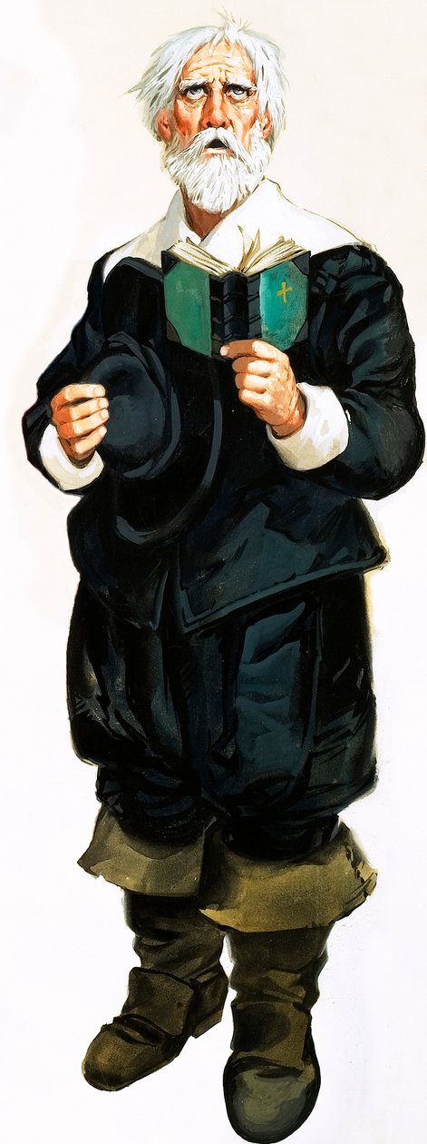 A Pilgrim Father Giving Thanks by Angus McBride