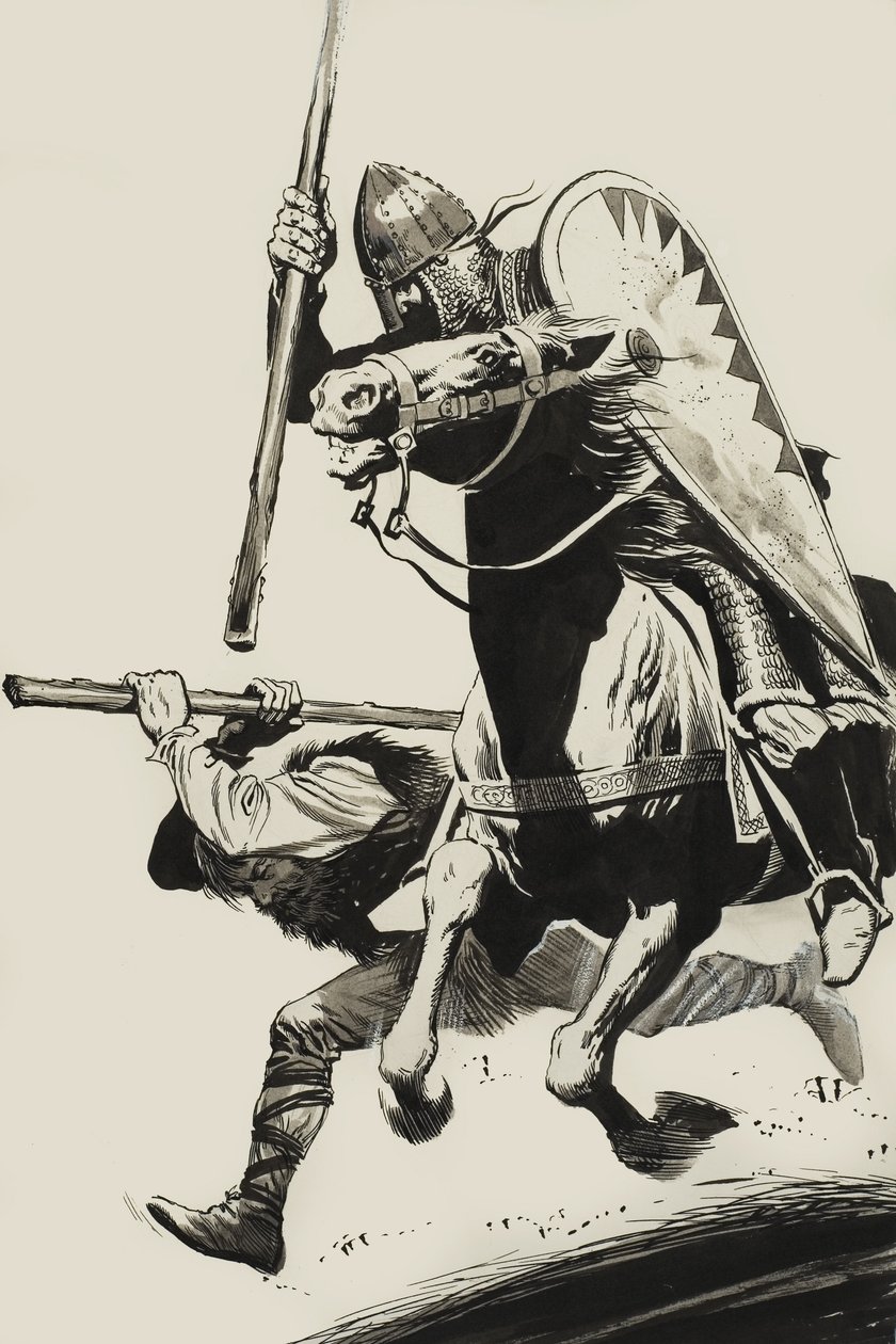 Chased by a Norman by Angus McBride