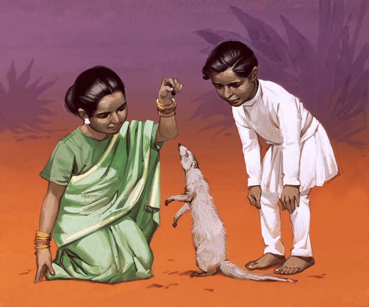 Children from India by Angus McBride