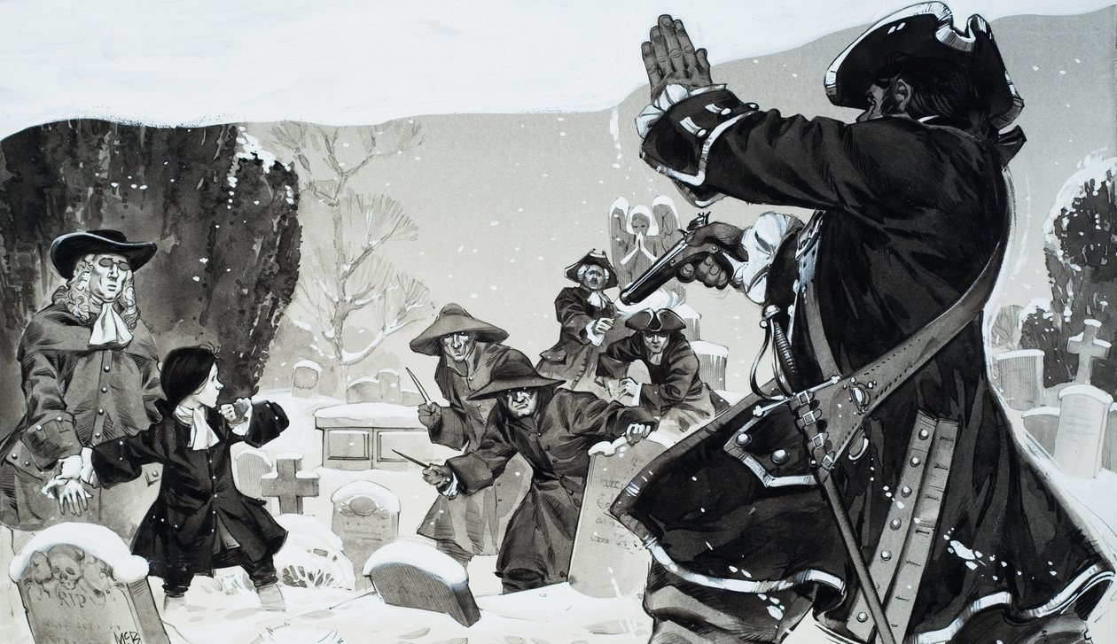 Churchyard Brawl by Angus McBride
