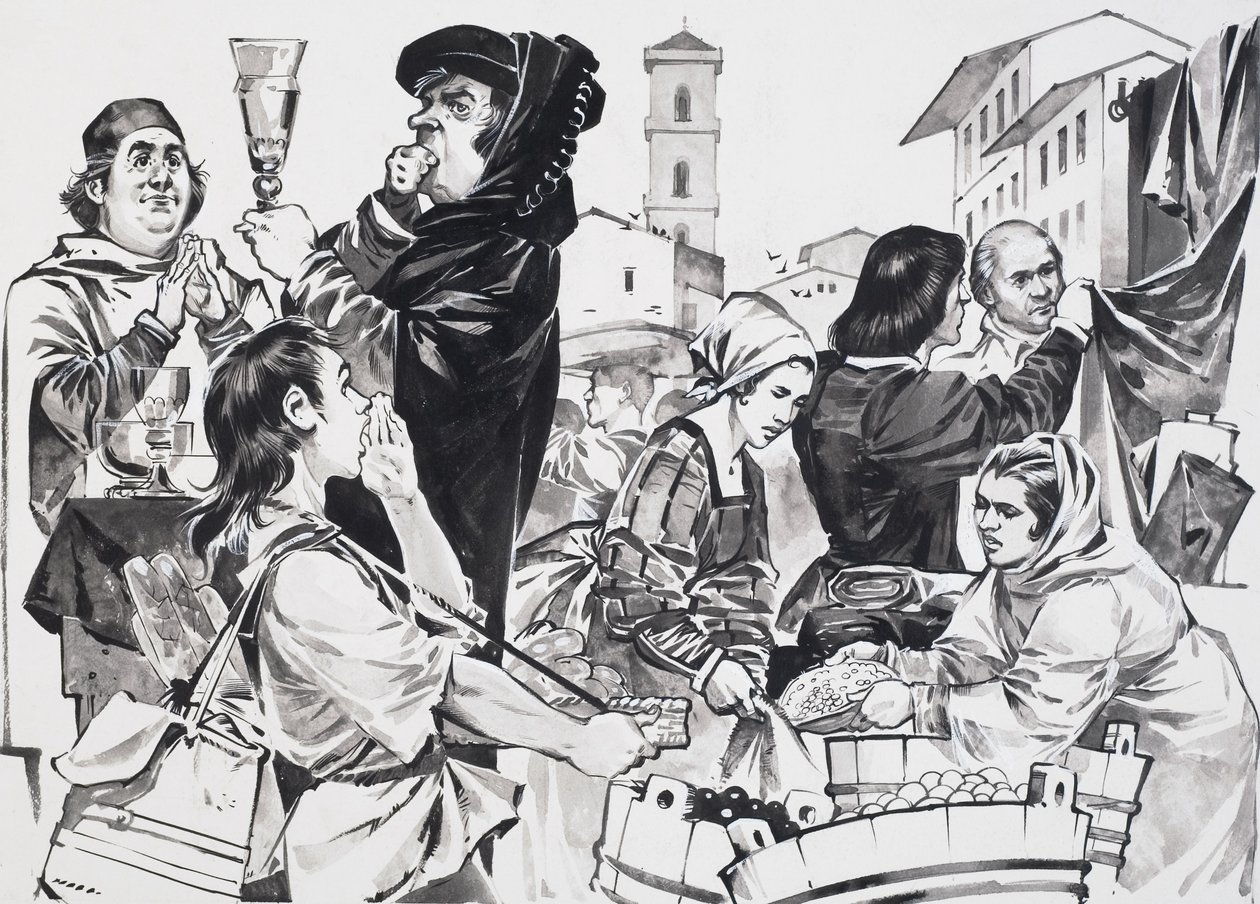 Florentine Trading by Angus McBride