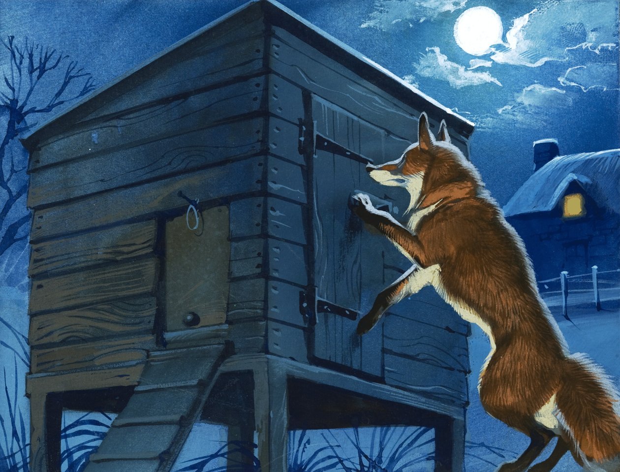 Fox at the Chicken Hut by Angus McBride
