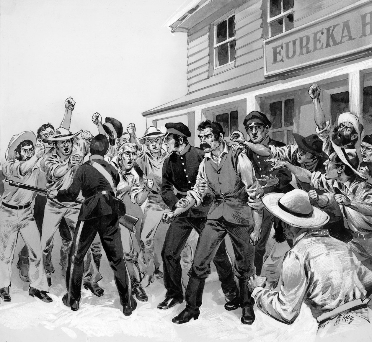 The Defence of the Eureka Stockade by Angus McBride