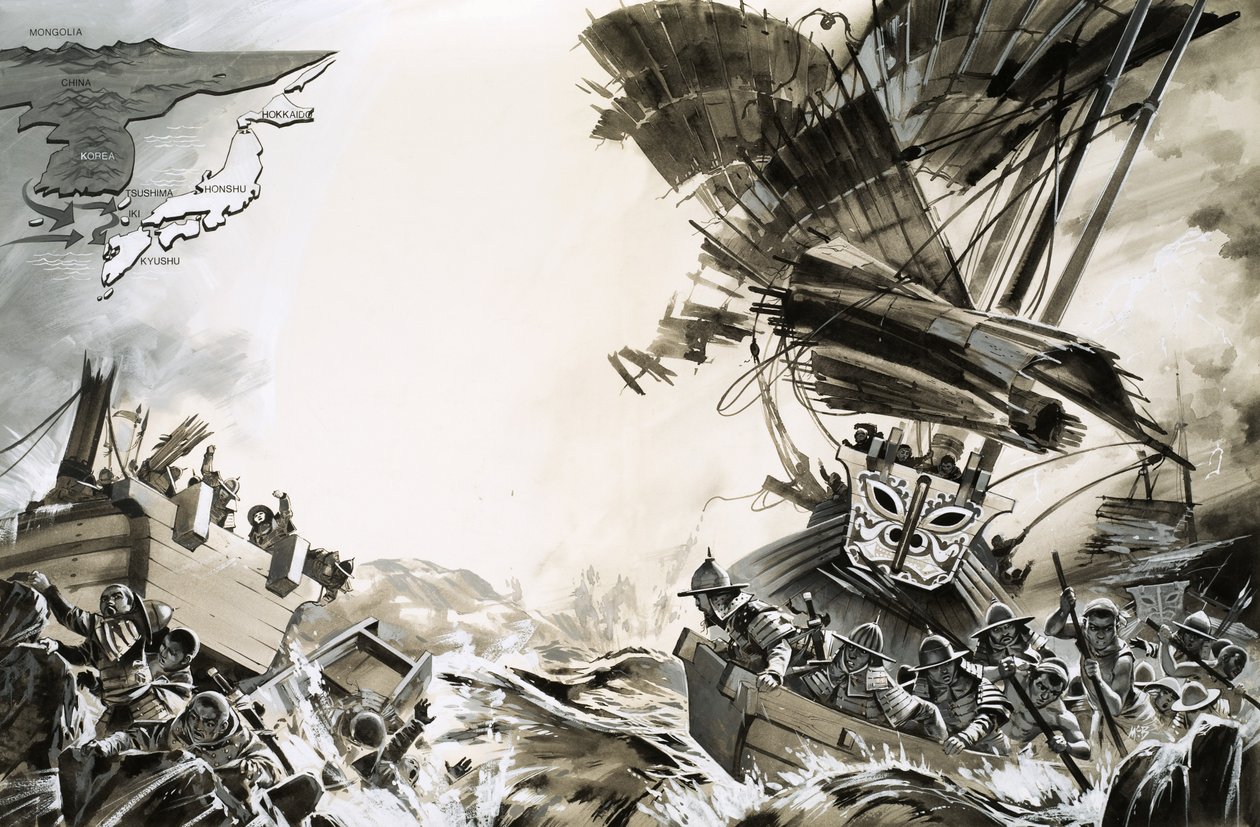 The Doomed Armada of Kublai Khan by Angus McBride