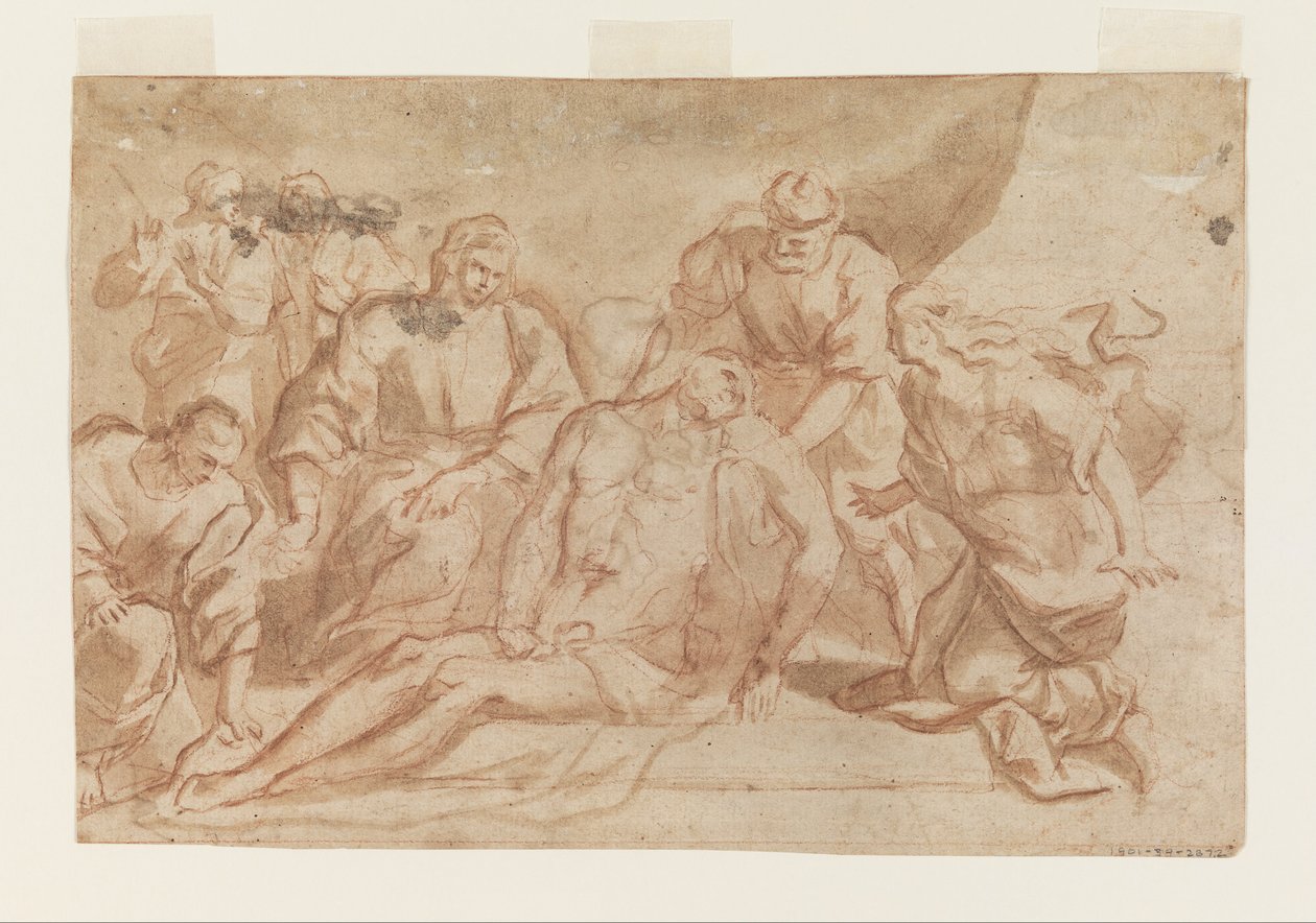 Entombment of Christ by Aniello Falcone