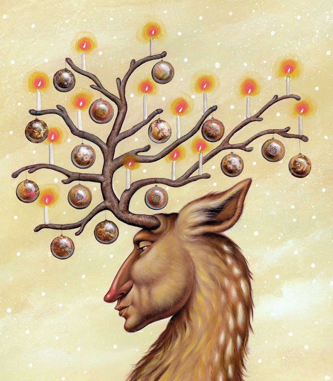 Reindeer by Anita Kunz
