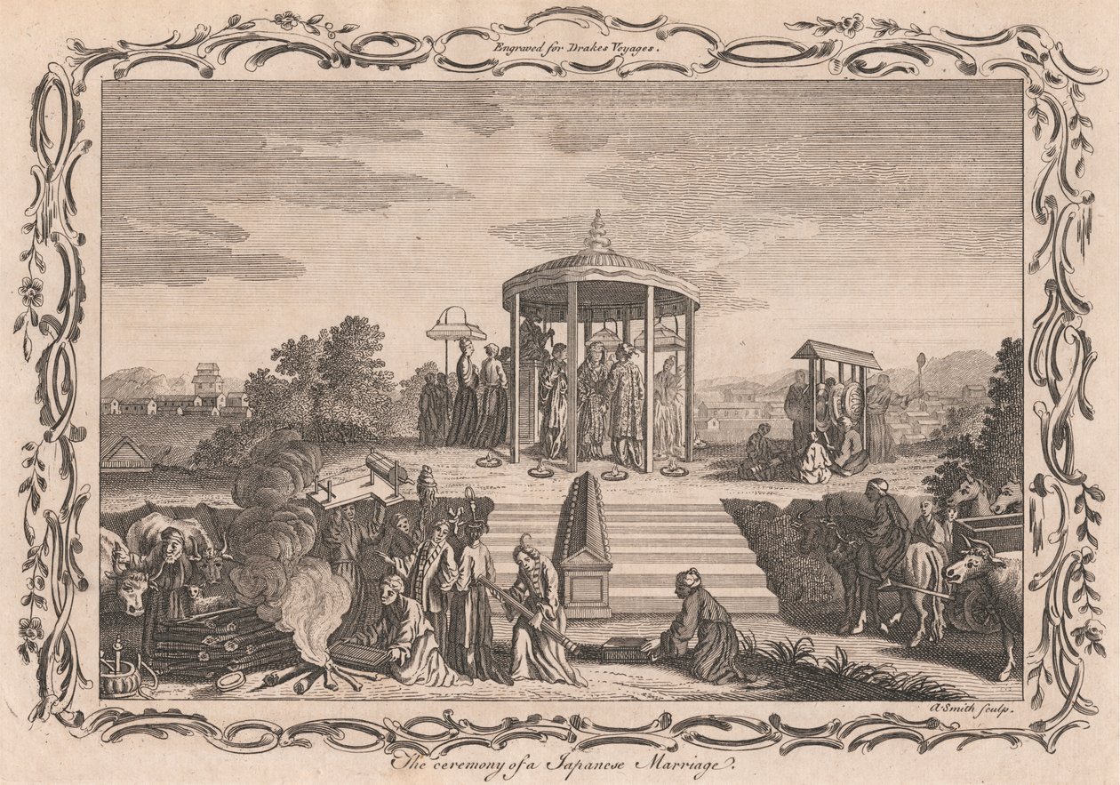 The Ceremony of a Japanese Marriage by Anker Smith