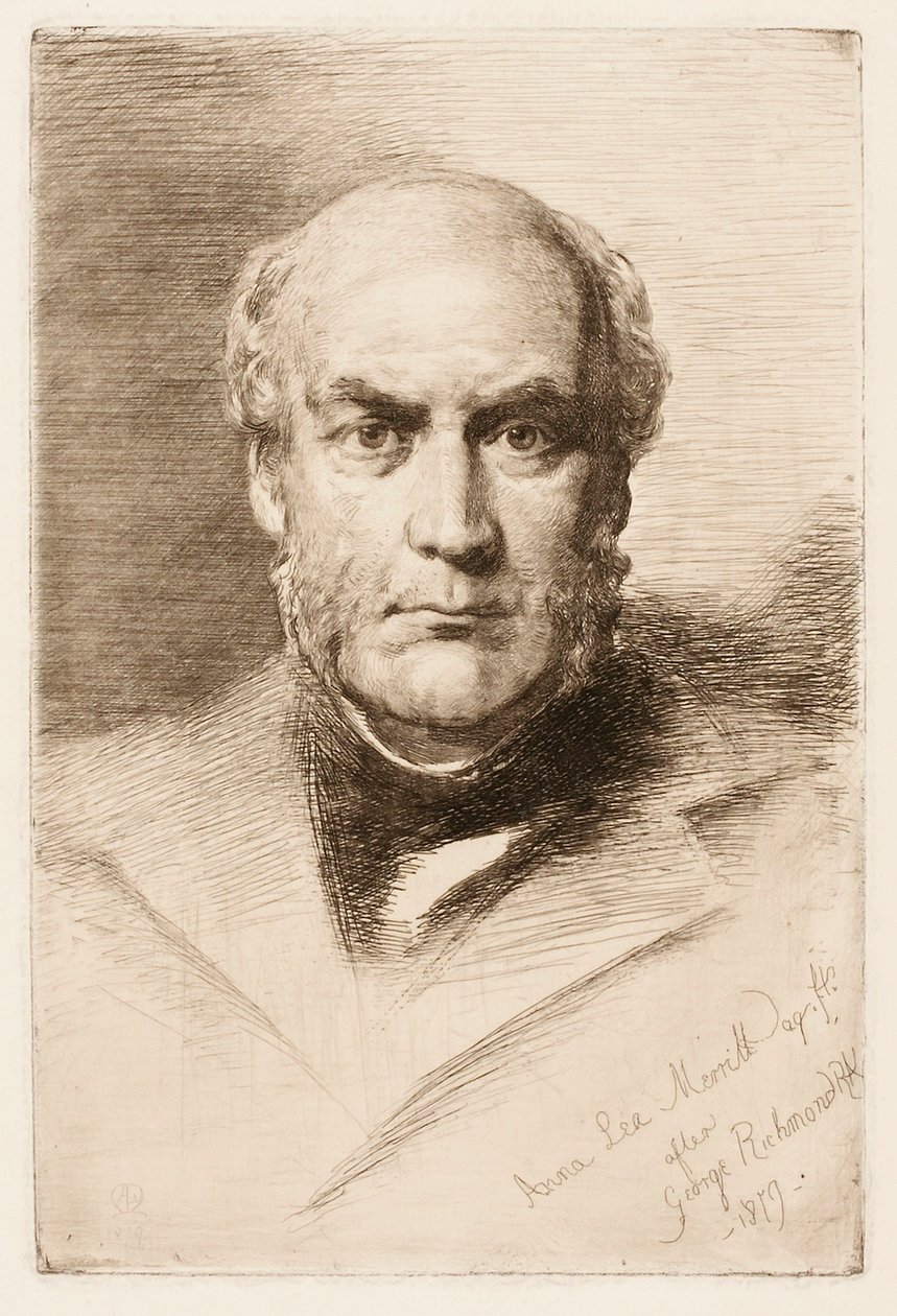 Untitled (portrait of a man) by Anna Lea Merritt