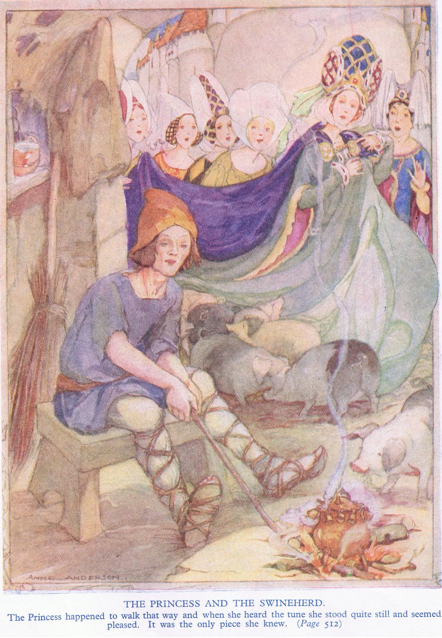 The Princess and the Swineherd by Anne Anderson