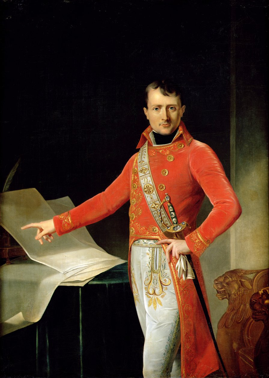 Portrait of Napoleon I (1769-1821) by Anne Louis Girodet de Roucy Trioson