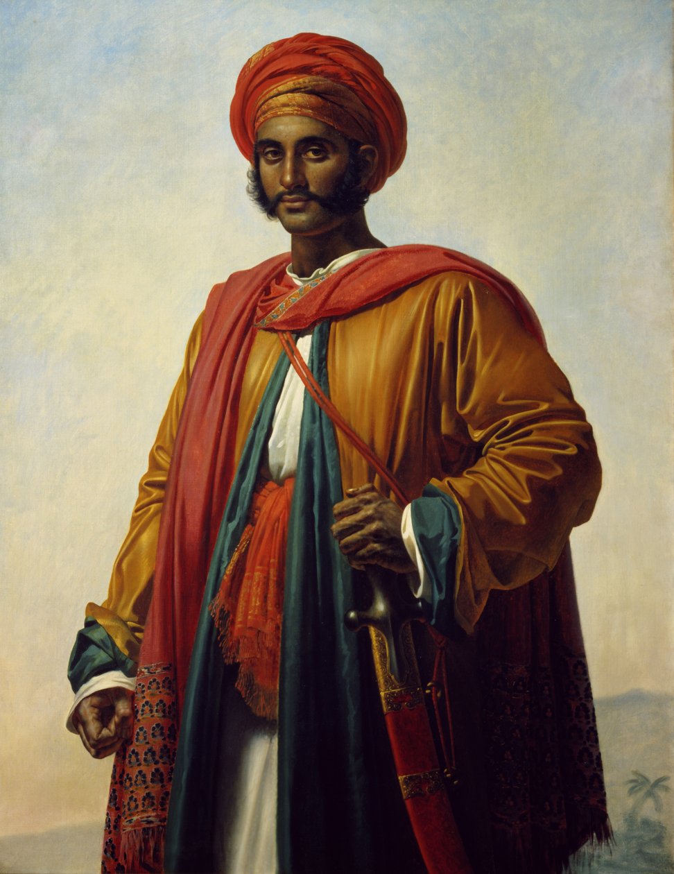 Portrait of an Indian by Anne Louis Girodet de Roucy Trioson