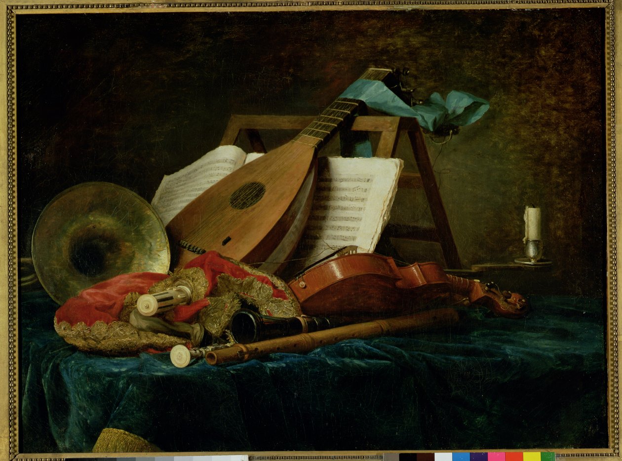 The Attributes of Music, 1770 by Anne Vallayer Coster