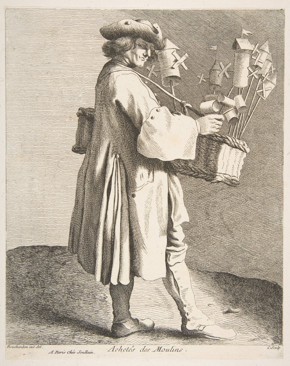 Whirligig Peddler by Anne Claude Philippe de Caylus