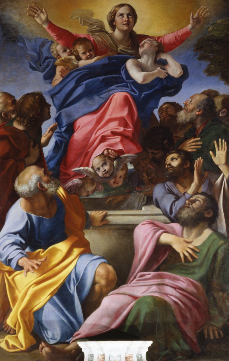 Assumption of the Virgin, 1600-01 by Annibale Carracci