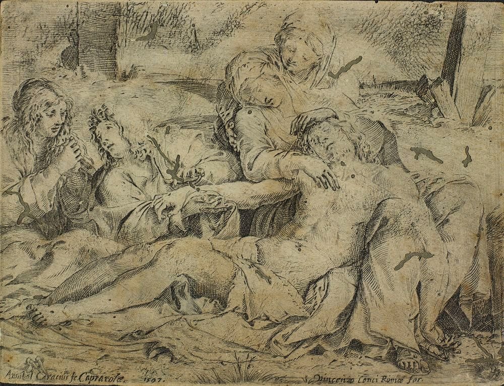 Pietà or Christ of Caprarola by Annibale Carracci