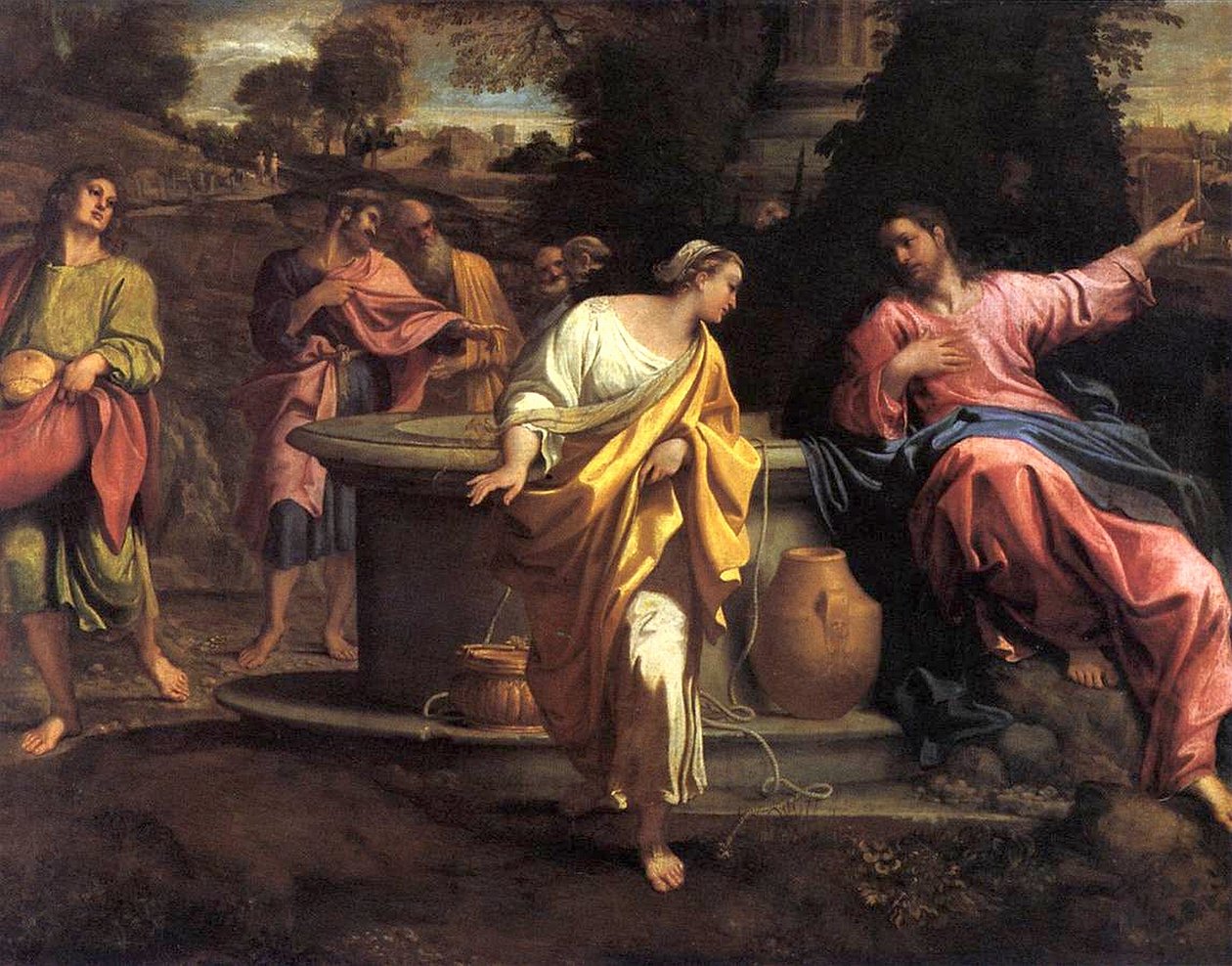 The Samaritan Woman at the Well by Annibale Carracci