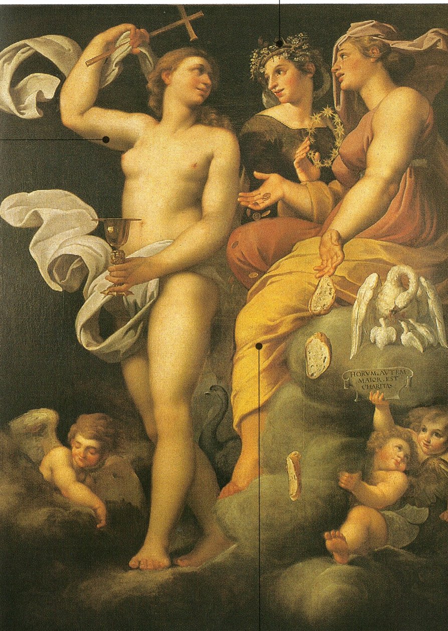 Allegory of the Theological Virtues by Annibale Carracci