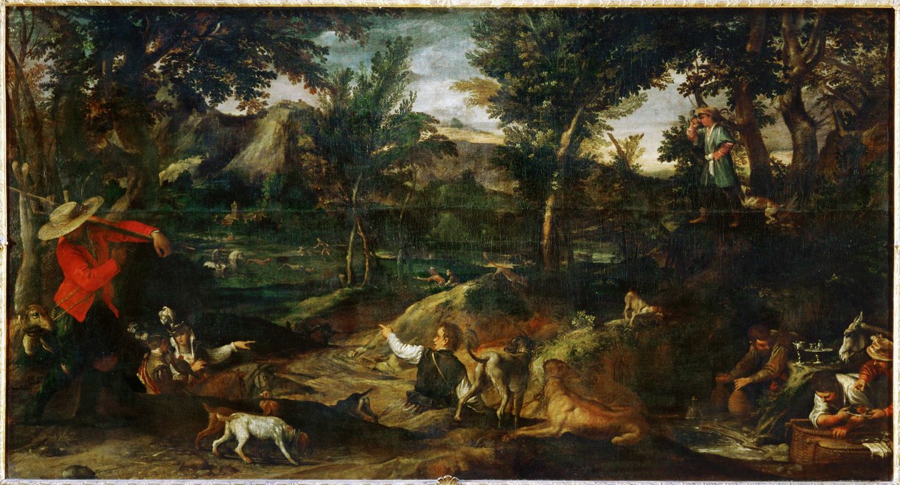 The Hunt by Annibale Carracci