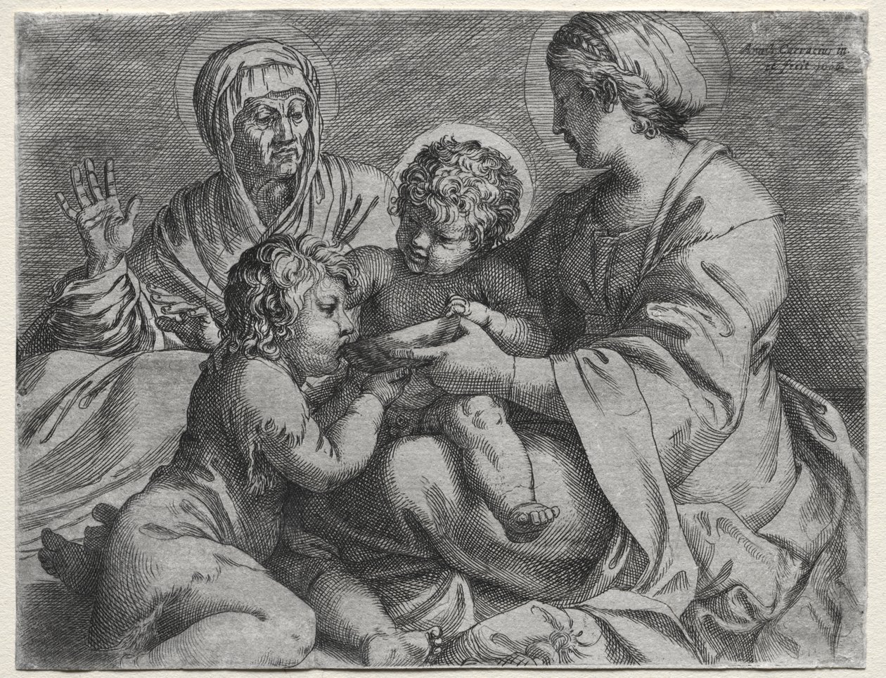 Madonna with the Bowl by Annibale Carracci