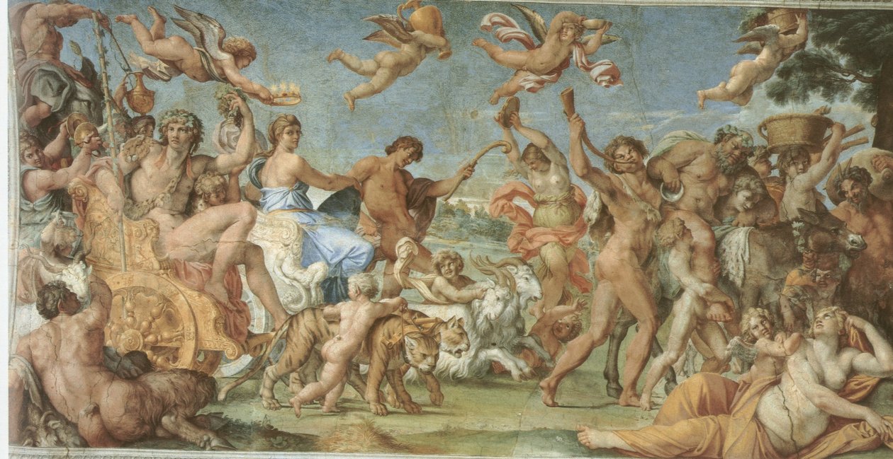 The Triumph of Bacchus and Ariadne by Annibale Carracci