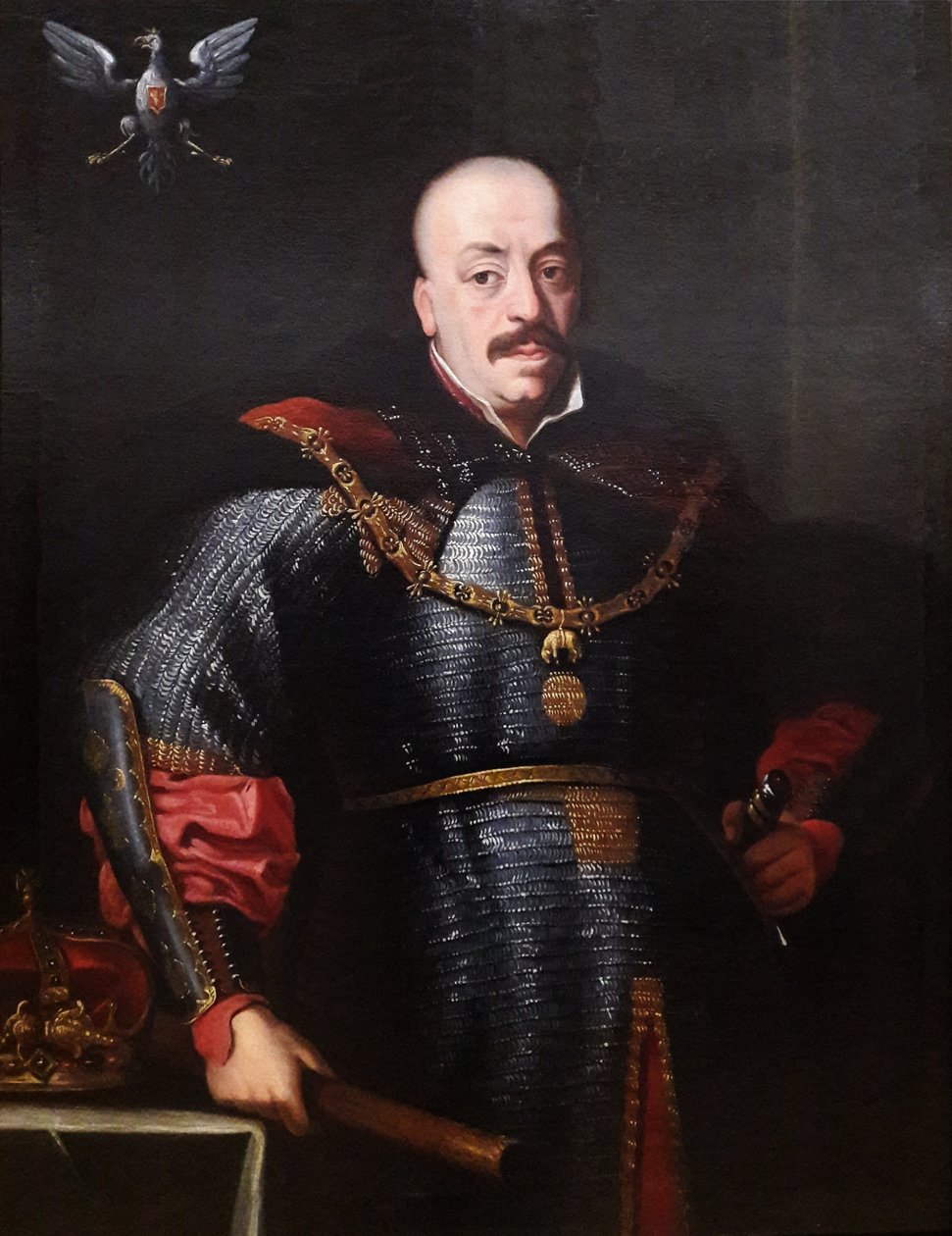 Portrait of King John II Casimir in Chainmail by Anonymous
