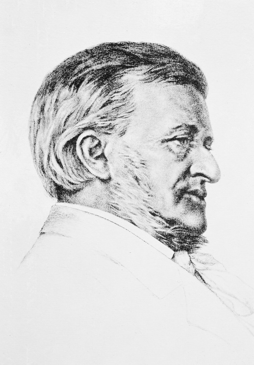 Portrait of Wagner, 19th Century by Unbekannt Unbekannt