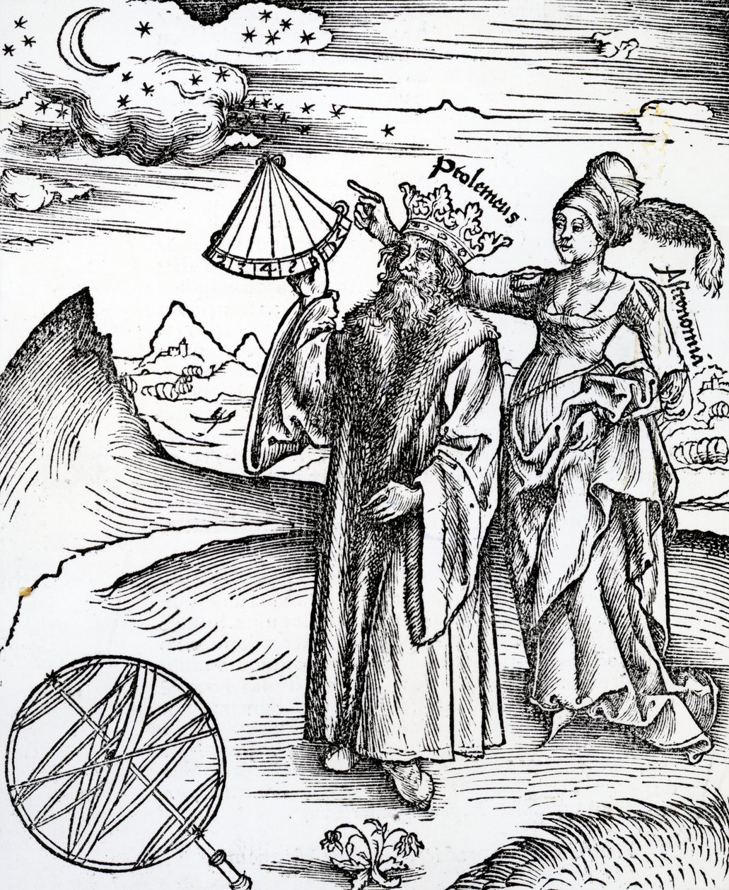 Ptolemaeus and Astronomia, 1512 by Unbekannt Unbekannt