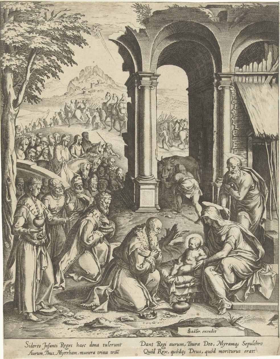 Adoration by the Kings by Anonymous