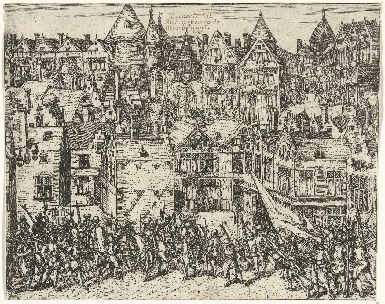 Calvinist Riot in Antwerp Suppressed, 1567 by Anonymous