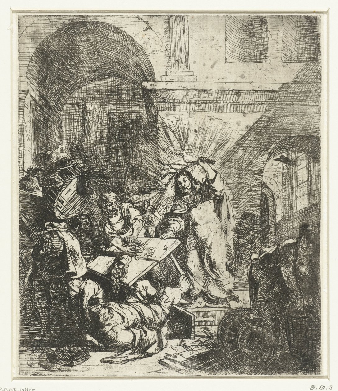 Christ Driving the Money Changers from the Temple by Anonymous