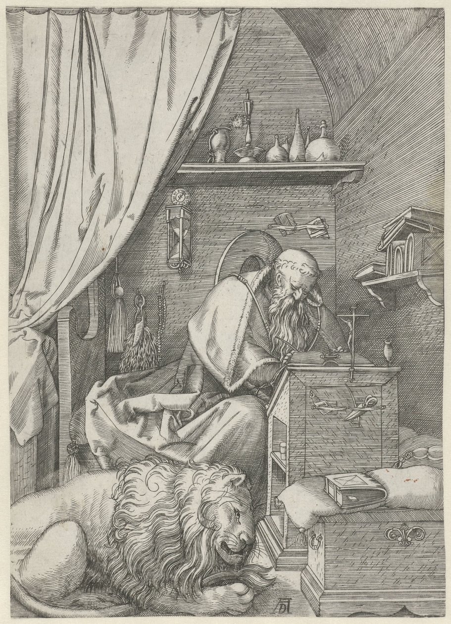 Saint Jerome in His Study by Anonymous