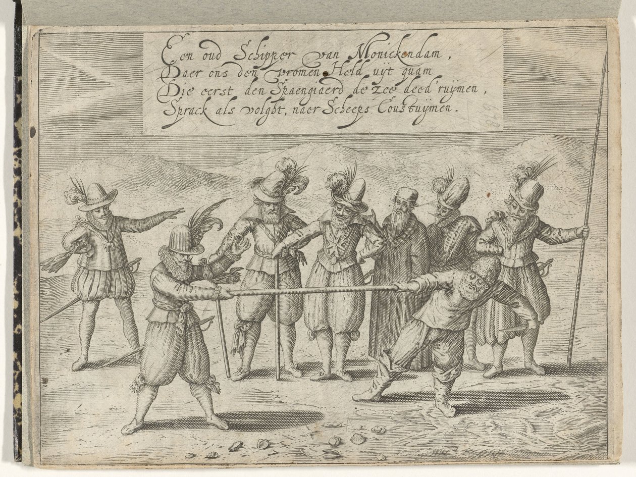 The Struggle for the Golden Stick, 1608 by Anonymous
