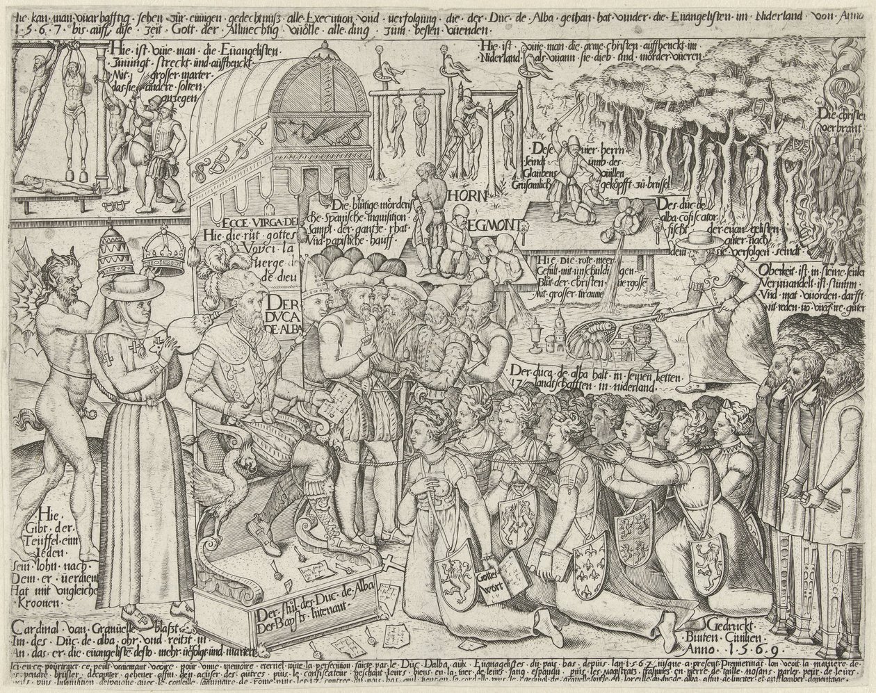 The Throne of the Duke of Alva, 1569 by Anonymous